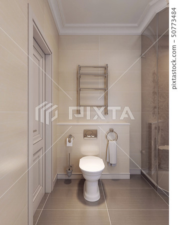 WC in the art deco style. 50773484