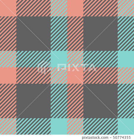 Plaid or tartan vector is background or texture in 50774355