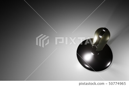 3D microphone on the stand 50774965