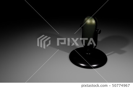 3D microphone on the stand 50774967