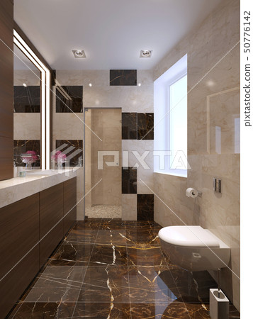 Spacious modern bathroom Spacious modern bathroom 50776142