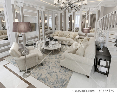Living room classic style 50776179