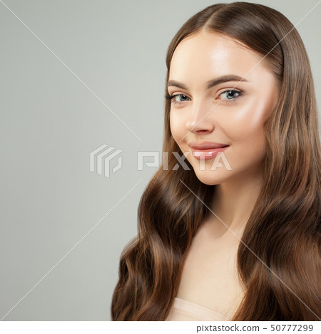 Attractive woman with clear skin  50777299