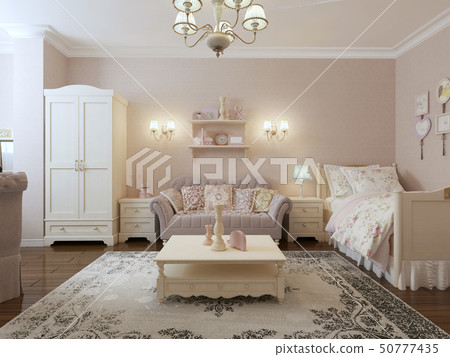 Renaissance bedroom-living room 50777435