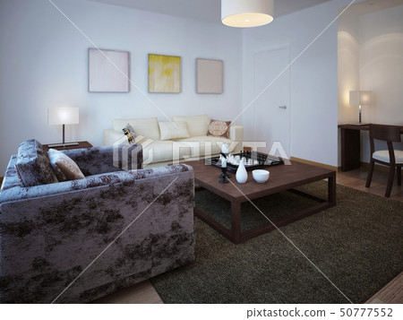Living room vintage style 50777552