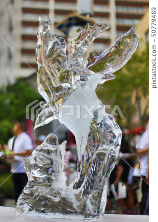 Ice sculpture of Hachioji Festival 50779489