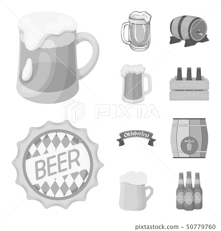 Vector design of minimal and pint sign. Set of minimal and craft stock vector illustration. Vector design of minimal and pint sign. Set of minimal and craft stock vector illustration. 50779760