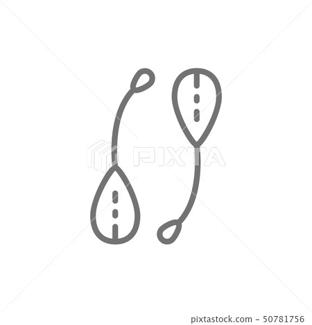 Capers, spice line icon. Isolated on white background 50781756