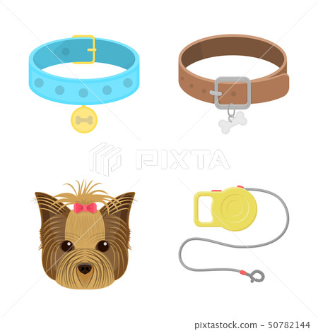 Vector design of pet and accessories symbol. Set of pet and shop vector icon for stock. Vector design of pet and accessories symbol. Set of pet and shop vector icon for stock. 50782144