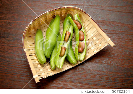 粉紅色的蠶豆 50782304