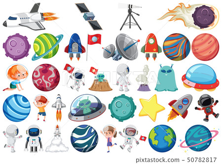 Set of space element Set of space element 50782817