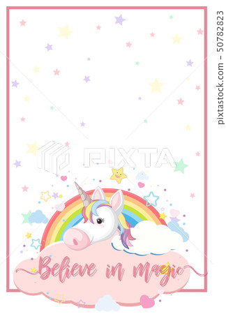 A rainbow on note template A rainbow on note template 50782823