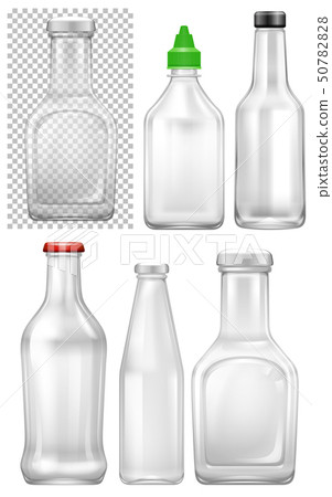 Set of empty bottle Set of empty bottle 50782828