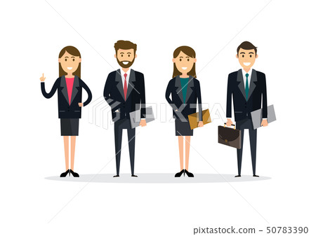 Business People teamwork ,Vector illustration in - Stock Illustration ...