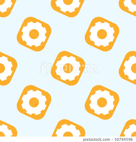 gear seamless pattern. Flat vector wallpaper. gear seamless pattern. Flat vector wallpaper. 50784596