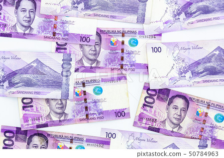 Philippine 100 peso bill, Philippines money. 50784963