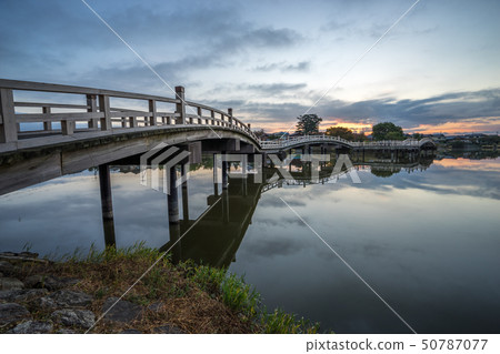 滋賀縣Otoge Pond Takashima市的黎明 50787077
