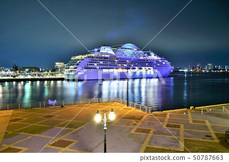 Kobe Port Terminal and Passenger Ship 50787663