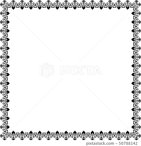 Floral Vector Fine Frame 50788142