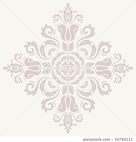 Damask Vector Orient Pattern 50789111