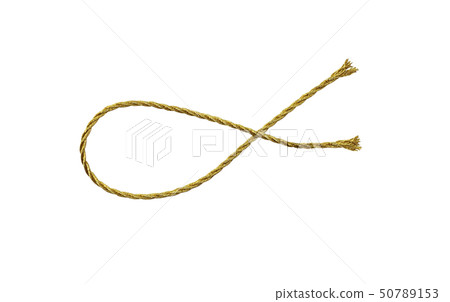 Golden metallic rope Golden metallic rope 50789153