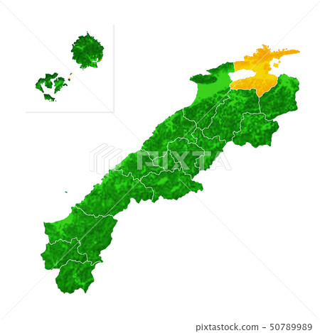 Shimane Prefecture and Matsue City Map 50789989