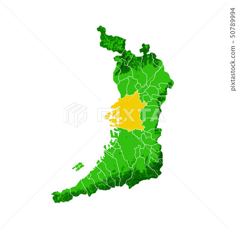 Osaka prefecture and Osaka city map 50789994