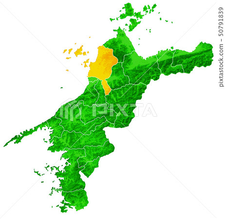 Ehime Prefecture and Matsuyama City Map Ehime Prefecture and Matsuyama City Map 50791839