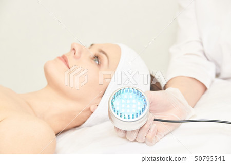 Skincare cosmetology facial procedure. Beauty Skincare cosmetology facial procedure. Beauty 50795541