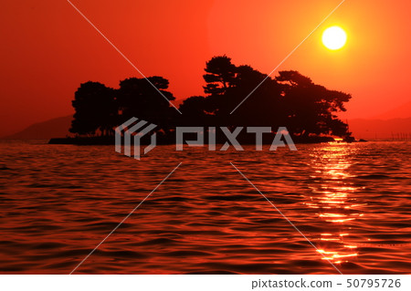 真嗣湖日落 50795726
