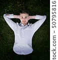 Beautiful young man outside portfolio 50795816