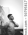 Beautiful young man outside portfolio 50795817