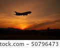 在日落時的日落 50796473