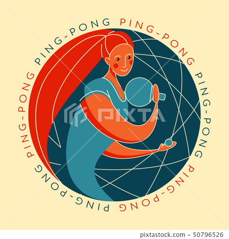 Female ping pong 50796526