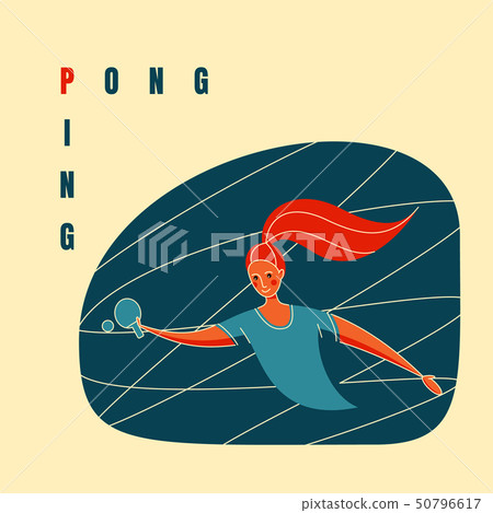 Female ping pong 50796617