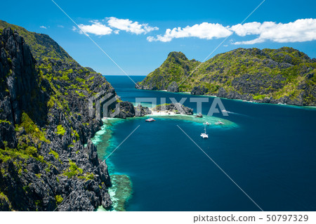 Spectacular landscape of El Nido in Philippines 50797329