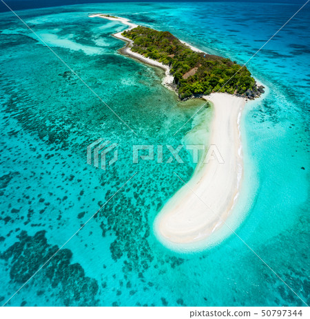 Tropical island of Cresta de Gallo, Philippines Tropical island of Cresta de Gallo, Philippines 50797344