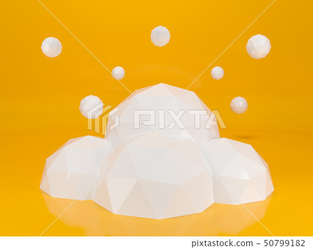 Creative cloud background for your business. 3d illustration. Creative cloud background for your business. 3d illustration. 50799182