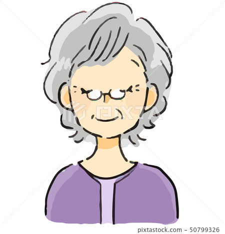 Expression granny smile 50799326