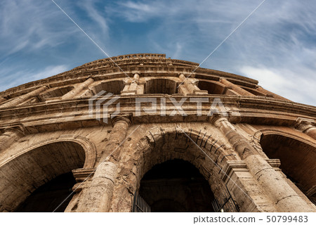 Colosseo of Rome - Ancient coliseum in Italy Colosseo of Rome - Ancient coliseum in Italy 50799483