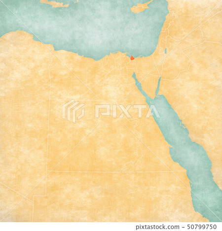 Map of Egypt - Port Said Governorate 50799750