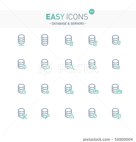 Easy icons 25e Database 50800004