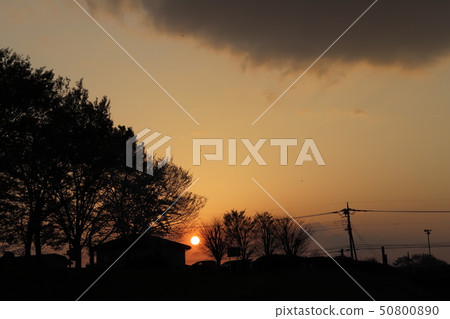 A sunset A sunset 50800890