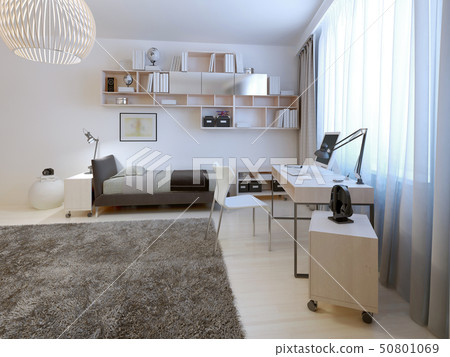 Teenage room minimalist style 50801069