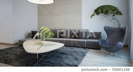 Minimalist design of sitting room Minimalist design of sitting room 50801286
