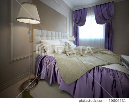 Beautiful bed in luxury bedroom Beautiful bed in luxury bedroom 50806381