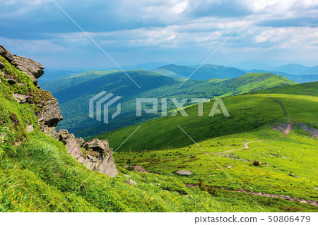 mountain landscape on cloudy summer noon mountain landscape on cloudy summer noon 50806479