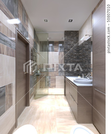 Large bathroom modern interior Large bathroom modern interior 50807010