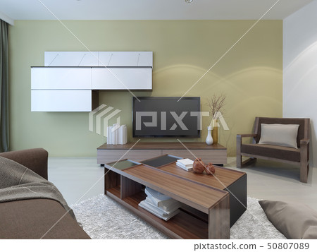 Spacious lounge room design 50807089