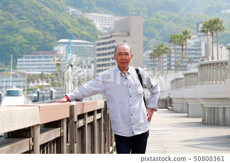 Senior man traveling 50808361